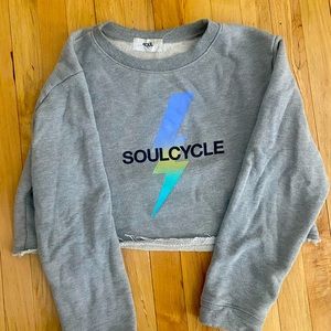 SoulCycle cropped sweatshirt